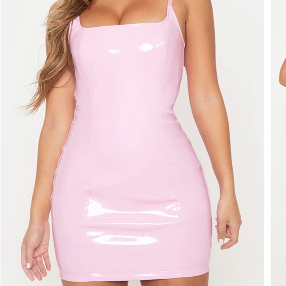 Prettylittlething- Pink Bodycon Dress 🌸 - Picture 2 of 2